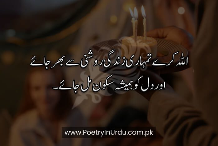 Birthday Wishes in Urdu Text