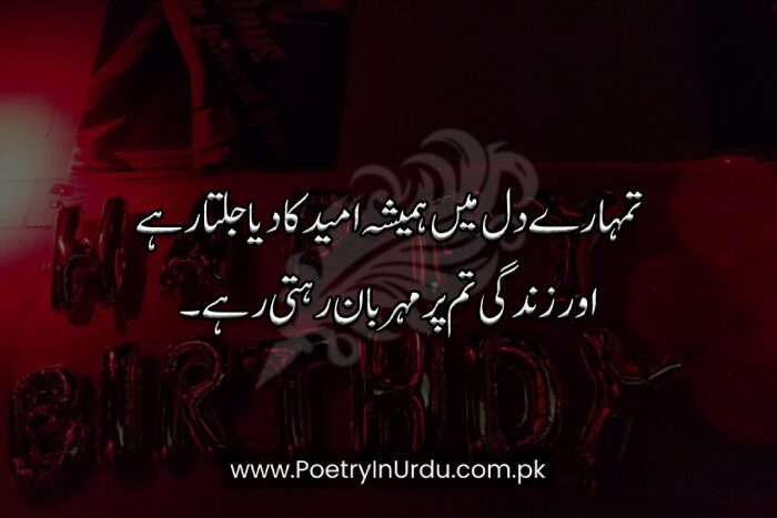 Happy Birthday Wishes in Urdu Text